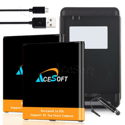 For Samsung Galaxy J3 Orbit SM-S367VL Replacement Battery 3700mAh w Dock  Charger