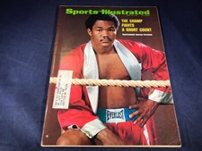 N3-90 SPORTS ILLUSTRATED MAGAZINE - JUNE 18, 1973 - GEORGE FORMAN