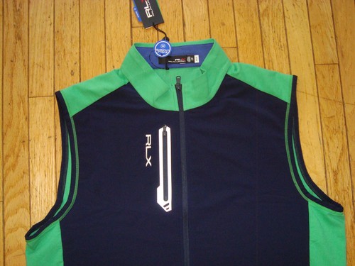 RLX RALPH LAUREN MEN'S POLO GOLF WICKING FULL ZIP VEST SIZE XXL 2XL BNWT@$168.00 - Picture 2 of 14