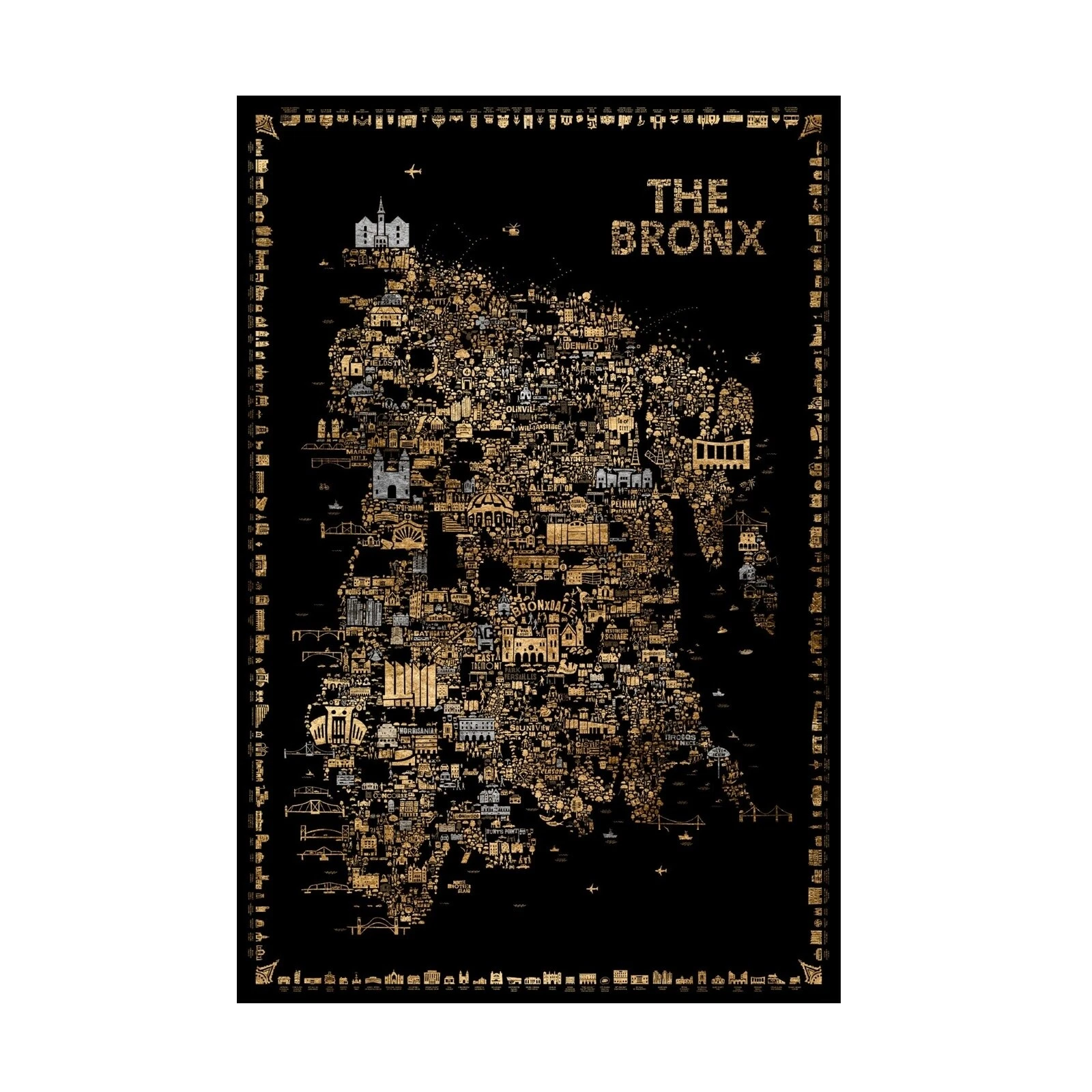 Modernism Map Art Prints