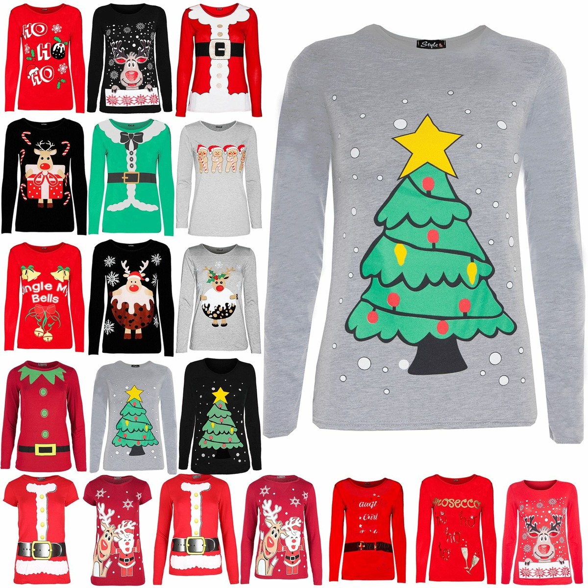 Ladies Shirts Size 22 Christmas T Shirt Just A Girl Who Loves Christmas  Skull Leopard Bleached, image size:1200x1200