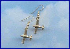 Marchetti Earrings Aircraft Airplane Plane 99's Aviatrix Made in the USA