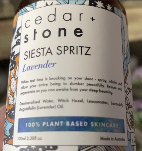 Cedar + Stone Siesta Spritz Lavender Sleep Mist Aromatherapy - Picture 3 of 5