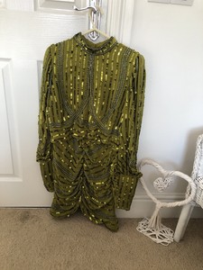 mini dress with wrap skirt