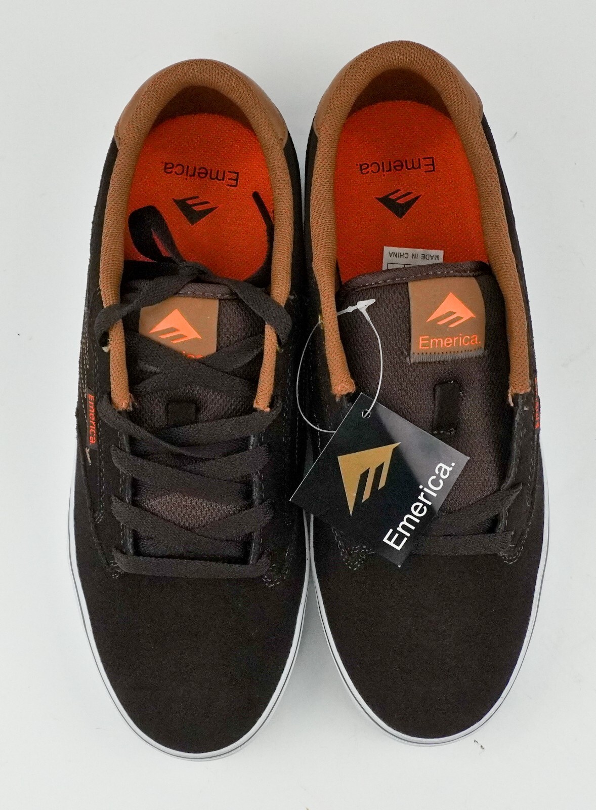 Vintage Emerica THE JINX 2 Skate Skateboard BMX Shoes, Mens US 8 Brown NOS NEW image 10