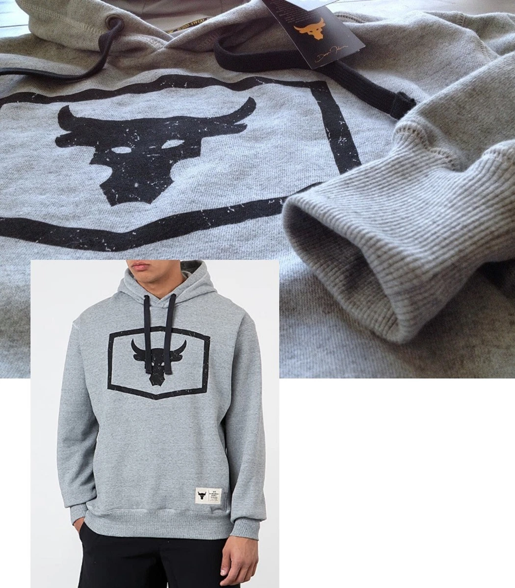 New Under Armour Men s UA Project Rock Brahma Bull Logo Warm Up