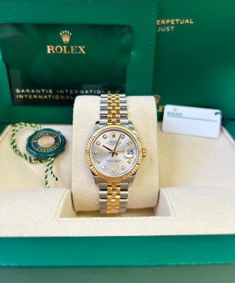 Rolex 278273 Datejust 31mm Two-Tone Silver Diamond Dial Jubilee - 2024 Release