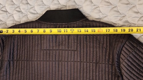 Karl Lagerfeld Quilted Bomber Style Fashion Lightweight Jacket Black XXL NEW - Picture 8 of 11