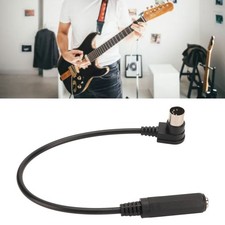 6.35mm to MIDI 5 Pin Cable Universal 6.35mm Female 1/4 Inch to DIN 5 Pin MIDI