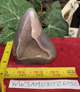 Druse Agate Cut Base 266.75 Grams