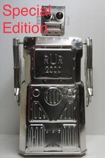 Limited Edition R 1 Robot Tin Electric Walking Robot R 1 Silver Vintage Retro