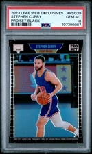 2023 LEAF PRO SET Metal Black Holo Prizm Refractor STEPHEN CURRY /49 PSA 10 POP2
