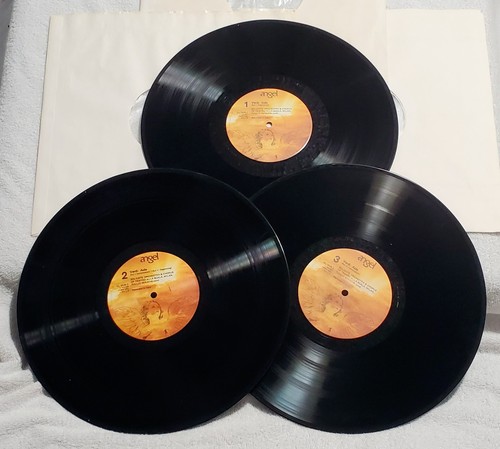 AIDA Callas, Tucker, Gobbi, Barbieri- La Scala Verdi Orchestra- Angel 3525 C/L - Picture 9 of 11