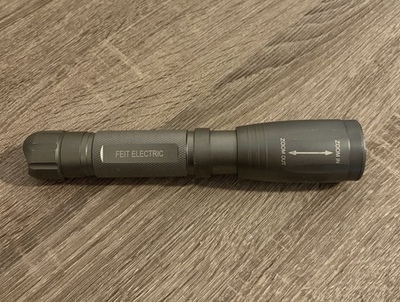 #ad Feit Electric FL1000 Tactical LED Flashlight 1000 Lumens Heavy Duty Good Cond $22.50