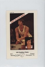 1984-85 Portland Trail Blazers Police Geoff Petrie #14 05v0