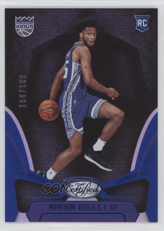 2018-19 Certified Mirror Blue 150/199 Marvin Bagley III #152 Rookie RC 1e6a