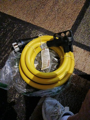 #ad Champion Power Equipment 15 Foot 50 Amp 125 250 Volt RV Generator Power Cord New $60.00