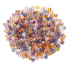 2000Pcs Glass Seed Beads 3mm Mini Glass Seed Spacer Bead Mixed Colors