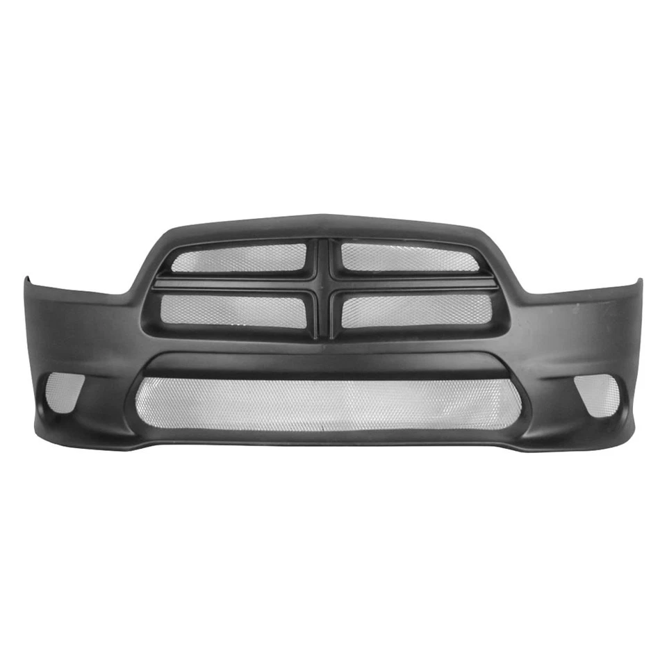 For Dodge Charger 11-14 Duraflex Hellcat Style Fiberglass Front Bumper Unpainted Foto 2 de 4