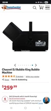 Chauvet DJ Bubble King Bubble Machine with Fluid
