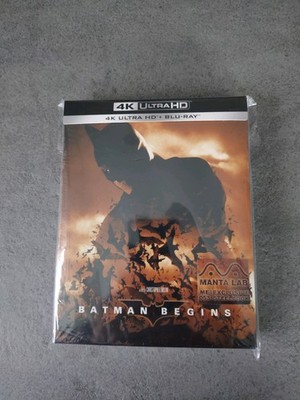 Batman Begins - Manta Lab 4K UHD/Blu-ray Fullslip -  Steelbook