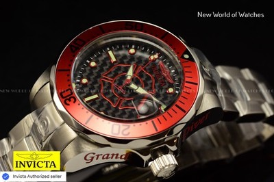 Invicta Grand Diver Black Dial Silver Tone 38mm Automatic Women's Watch