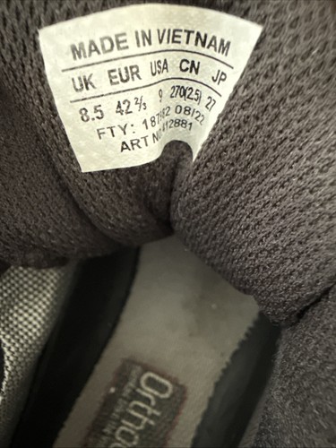 Scarpe da ginnastica Salomon X Ultra 4 GTX GORE-TEX BLK 412896 da passeggio taglia UK 8,5 - Foto 9 di 9