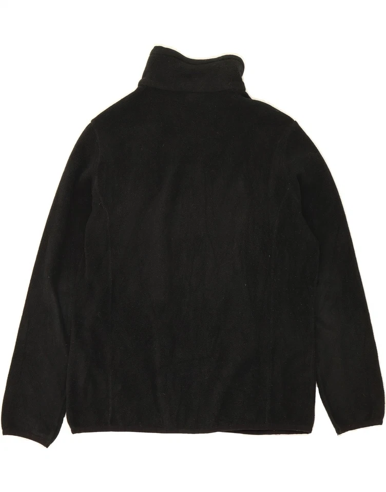 Chaqueta polar CAMPAGNOLO para mujer UK 14 mediana negra floral poliéster TY07 Foto 2 de 3