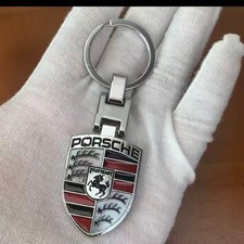 Zinc Alloy Keyring Car Key Chain Metal Key Chain for Porsche