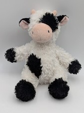 Aurora Cow Plush Black White 13 Inch 2020 Stuffed Animal Toy