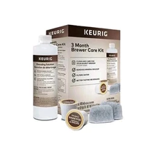 Keurig Coffee Maker 3-Month Maintenance Kit Descaling Solution Rinse Pods New
