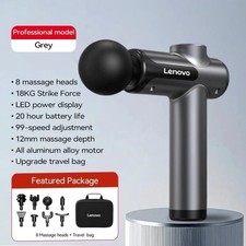 Lenovo Massage Gun Deep Tissue Massager, 30 Speed Percussion Muscle Massager