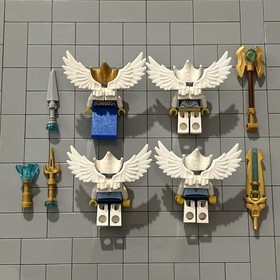 LEGO Ewald eagle minifigure Legends of Chima 70010 Lot Of 4 C1 75