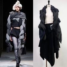 2015Aw Comme Des Garcons Lace-Up Knit Vest Jacket