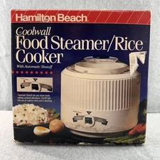 Hamilton Beach Coolwall Food Vegetable Steamer Rice Cooker 36500 Vintage NEW