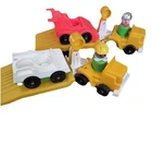 Vintage Fisher Price Little People Tow Truck Toy 1980s