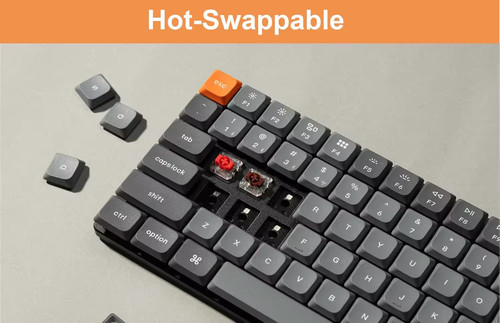 Keychron - K3 Max 75% Custom Wireless RGB Mechanical Keyboard with Programmab... - Picture 5 of 6