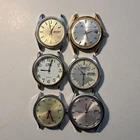 Lot of 6 Different Rare and Unique Vintage Watches Seiko Timex LTD.
