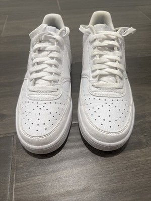 Size 10 - Nike Court Vision Next Nature Low Triple White DH2987-100