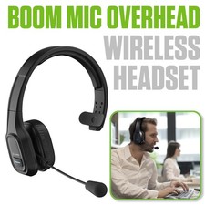 Cellet Overhead Boom Mic Wireless Headset Noise Cancelling USB-C 34H Talk Time