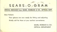 1964 Sears Roebuck & Co - "Sears-O-Gram" postcard