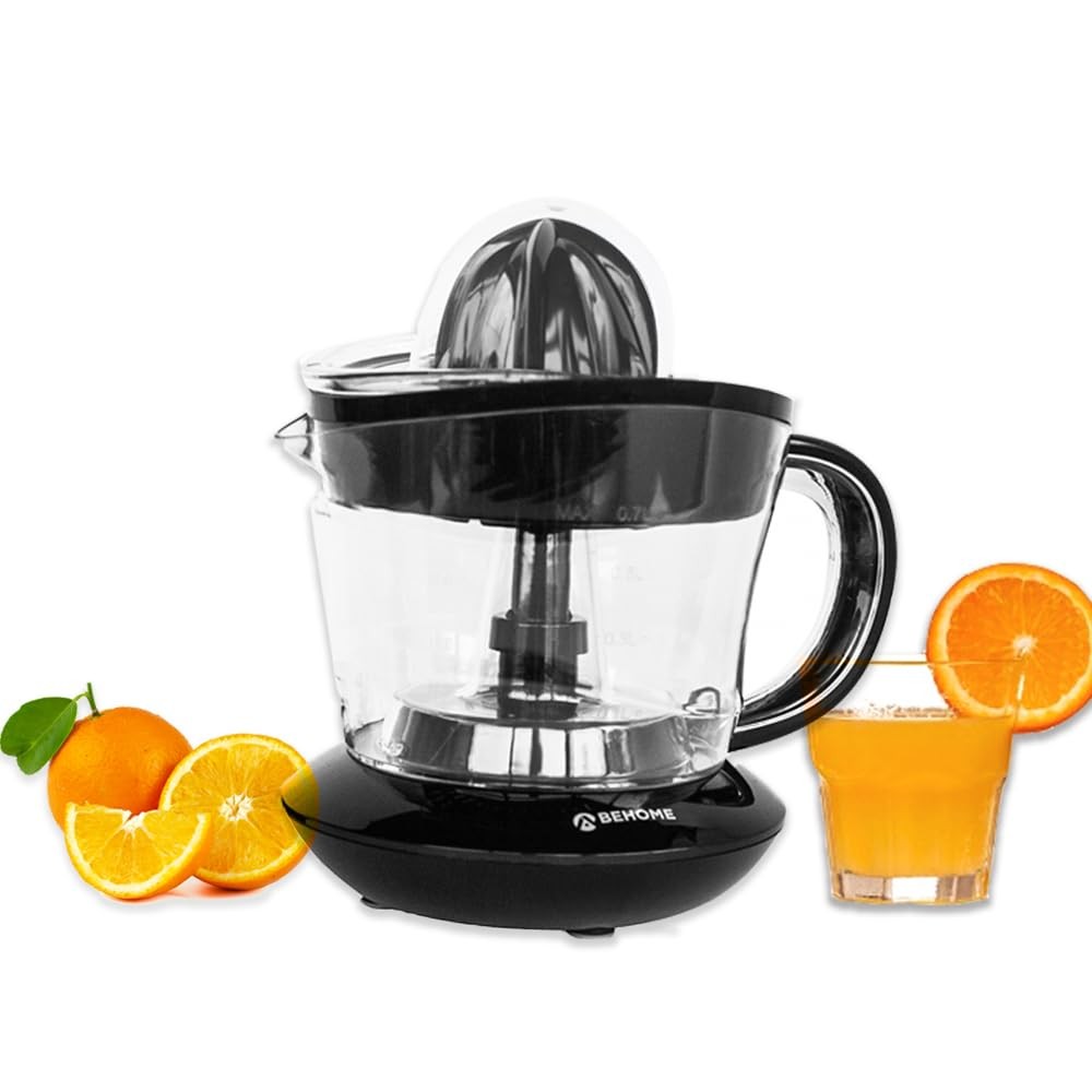 Spremiagrumi Elettrico 700ml Nero - Spremitutto Piccolo e Potente
