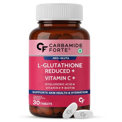 Carbamide Forte L-Glutathione Reduced+ Skin Hydration & Radiance, 30 Tablets