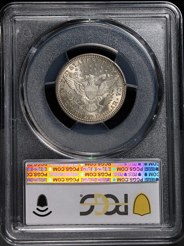 1907-P Barber Quarter PCGS MS63 Great Eye Appeal Strong Strike - Image 4 of 4