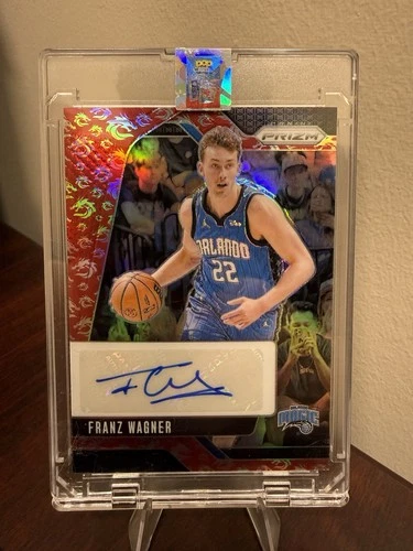 Franz Wagner Auto 2024-25 Panini Prizm Signatures Orlando Magic On Card Auto 🔥