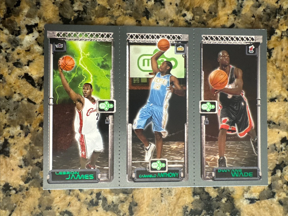 2003-04 Topps Rookie Matrix - Carmelo Anthony/LeBron James/Dwyane