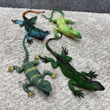 Vintage Bearded Dragon and lizard figure anim...