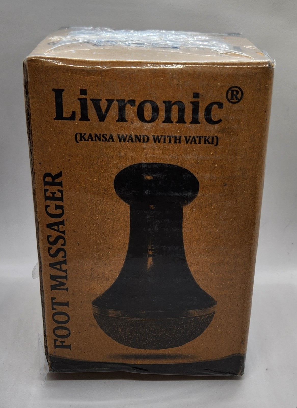 Livronic® Bronze Kansa Foot Massager (WAND WITH VATKI)