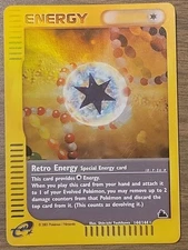 Pokemon Card - Retro Energy Skyridge 144/144 Uncommon Reverse Holo