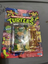 1988 Playmates TMNT Raphael MOC 10 Back  Teenage Mutant Ninja Turtle